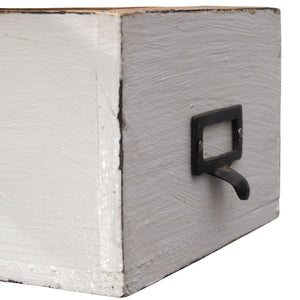 STIFTEHALTER "BOX 18" | Mahagoni, 19x12 cm (BxH) | Stiftebox | Farbe: 06 weiß-landhaus