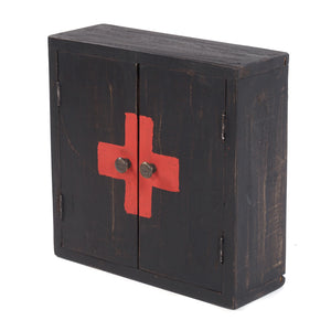 MEDIZINSCHRANK MEDIC | 35x35x13cm, Massivholz | Wandschrank