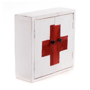 MEDIZINSCHRANK MEDIC | 35x35x13cm, Massivholz | Wandschrank