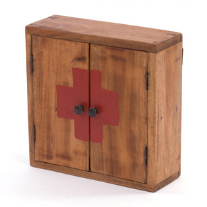 MEDIZINSCHRANK MEDIC | 35x35x13cm, Massivholz | Wandschrank