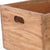 ROLLBARE HOLZKISTE "BOX" | 26x45x30 cm, Massivholz | Aufbewahrung