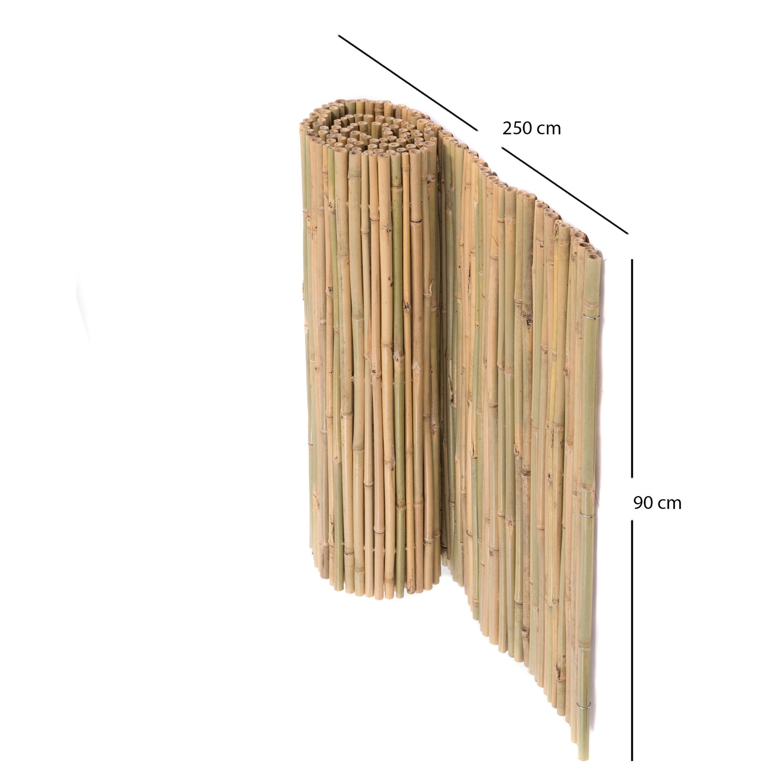 BAMBUSMATTE "LUKATA" | Bambus, 250 cm | Sichtschutz Matte