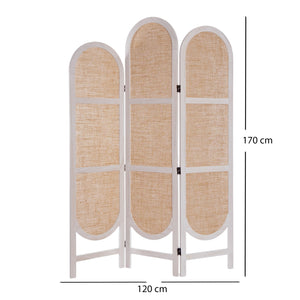 RAUMTEILER "ARCO" | Leinen, 170 cm | Paravent, Sichtschutz