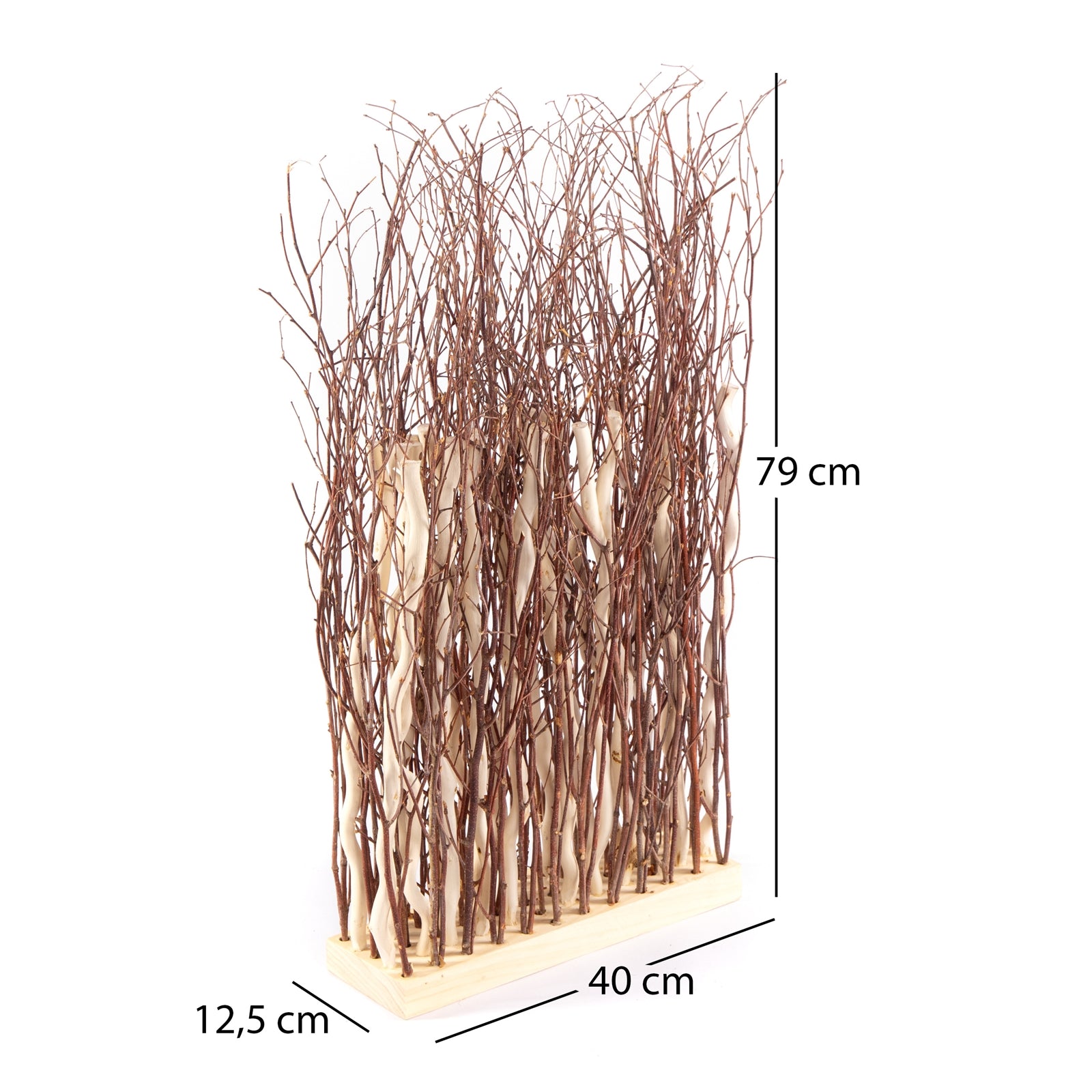 WEIDENBÜNDEL "TWIGS" | 78x40cm, Weidenholz | Zweige Sichtschutz