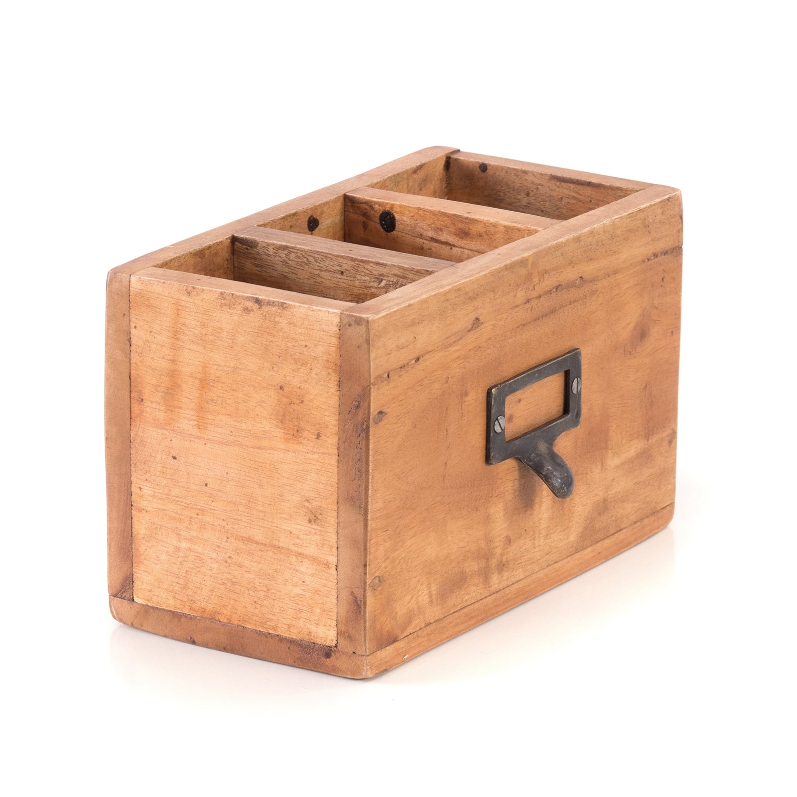 STIFTEHALTER "BOX 18" | Mahagoni, 19x12 cm (BxH) | Stiftebox