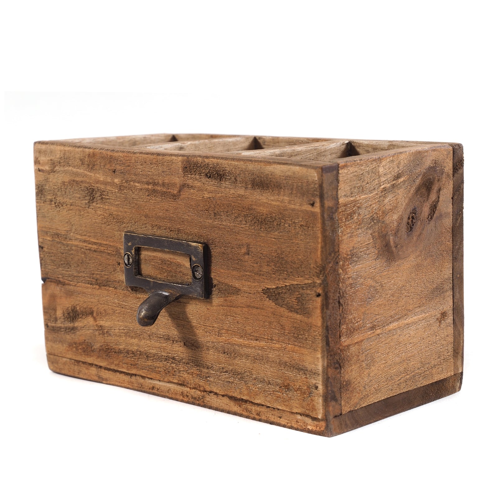 STIFTEHALTER "BOX 18" | Mahagoni, 19x12 cm (BxH) | Stiftebox